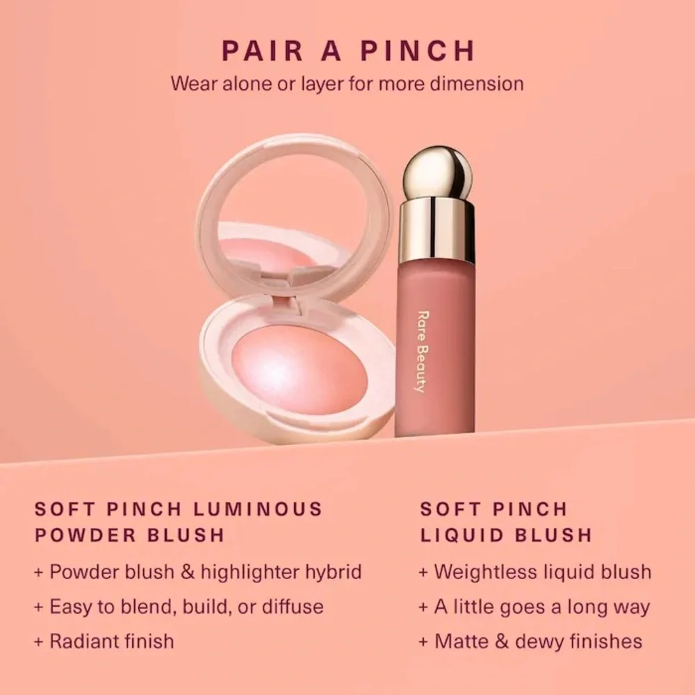 Rare Beauty VIRTUE Soft Pinch Dewy Liquid Blush | NEW | NWT BNIB - Picture 6 of 15